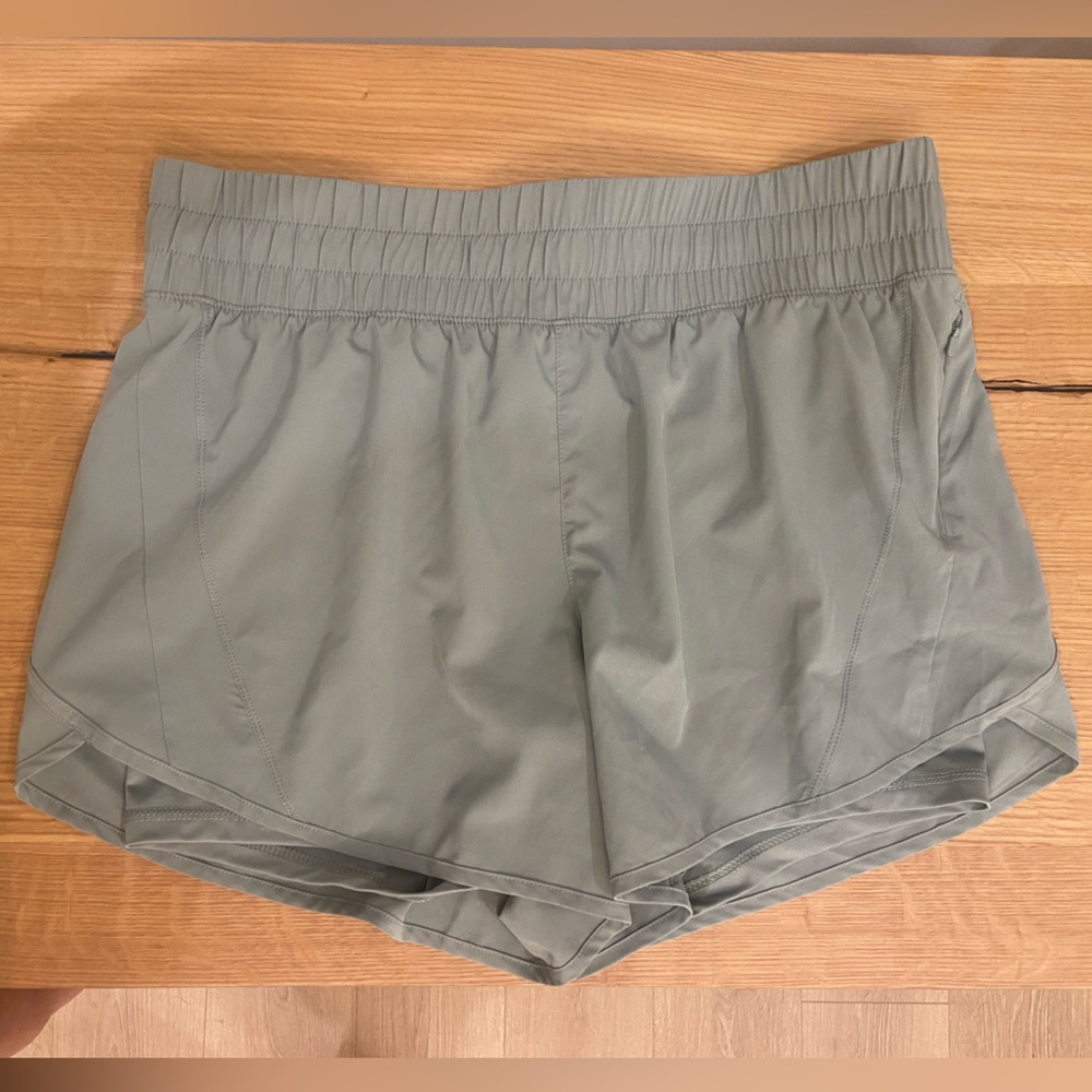 Avia Gray Green Activewear Shorts lined